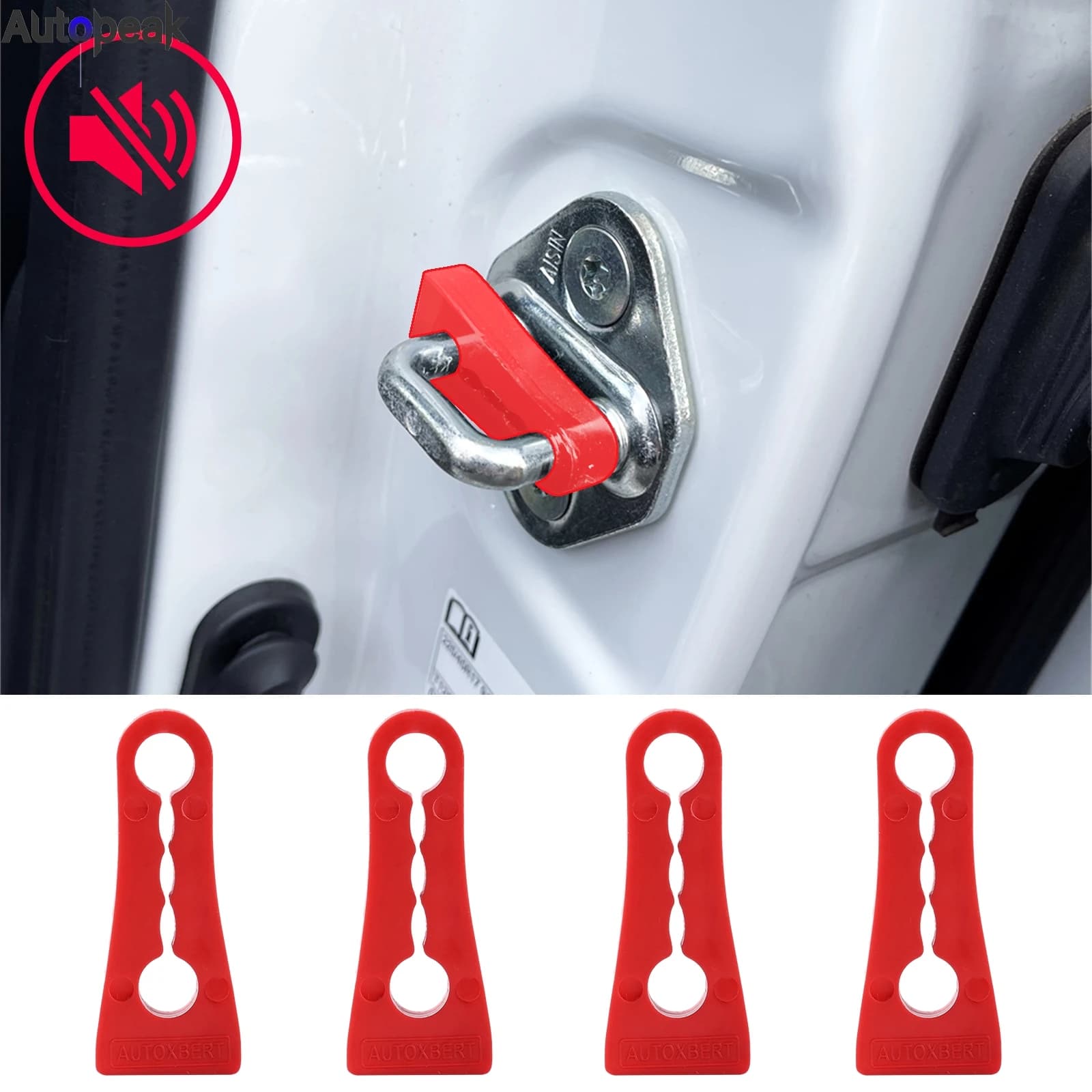 Serranda tampone serratura porta per Toyota Camry Corolla RAV4 Prius Land Cruiser Prado insonorizzata non udenti Creaking tappo di tenuta antirumore
