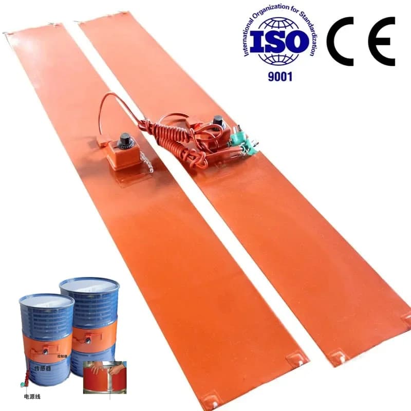 1200W Fascia Riscaldatore Coperta Olio Biodiesel Burro di Miele Barile di Metallo Serbatoio del Gas per Tamburo 208L Con Manopola Regolatore di Temperatura