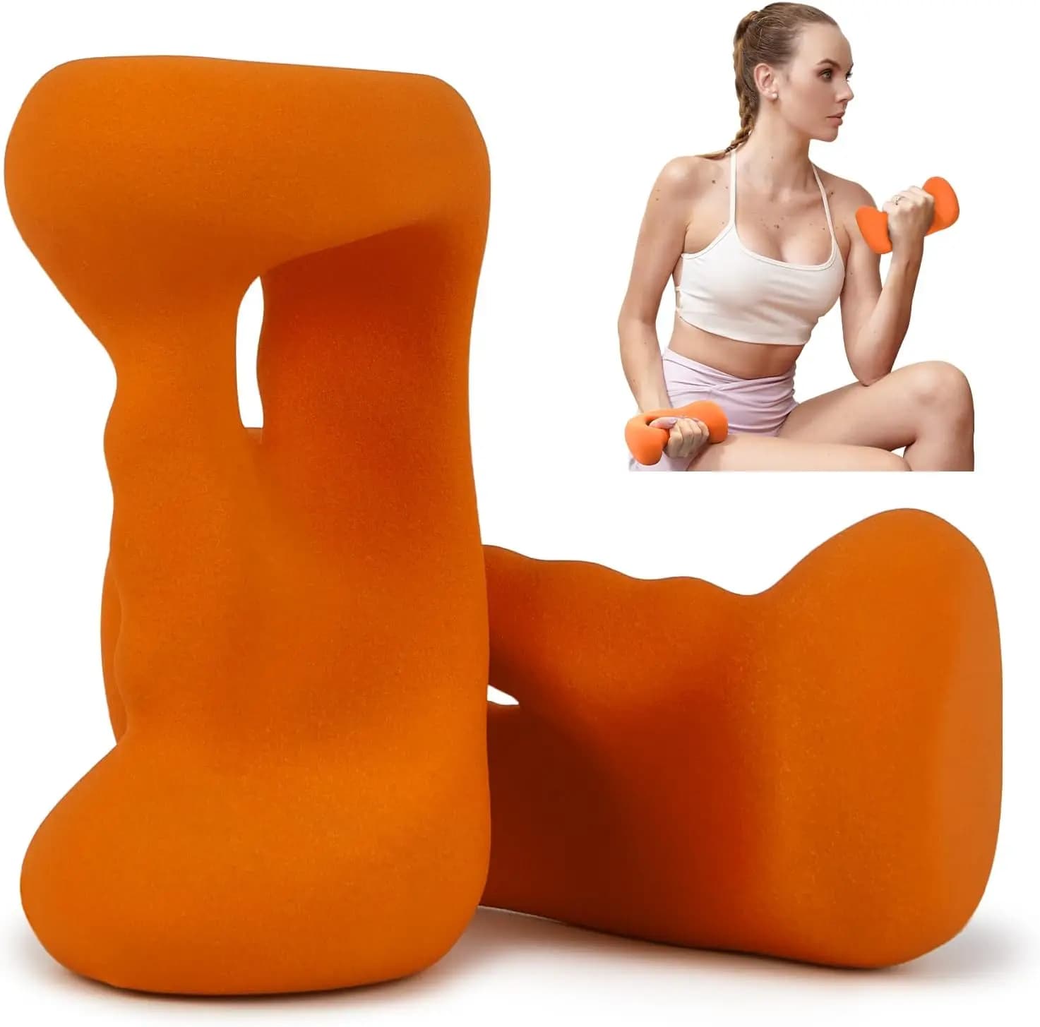 Set di Manubri Ergonomici per Donne, Pesi per Allenamento Domestico, Pilates, Yoga, Jogging, Allenamento di Forza