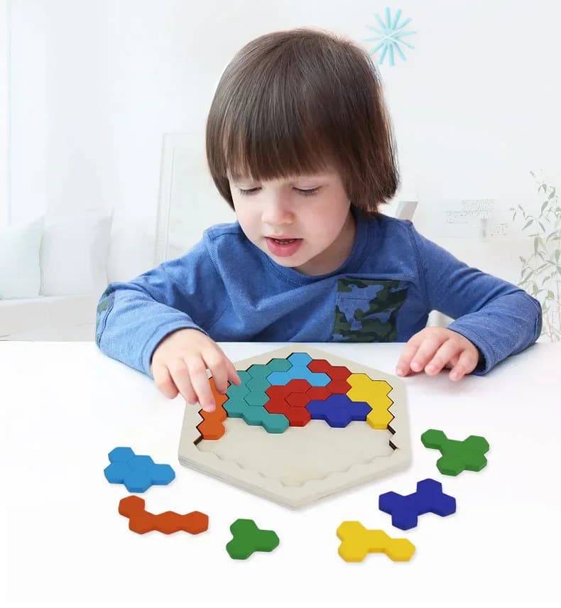 Puzzle Board Toy Building Blocks Collezione di tavole intelligenti fai-da-te Regalo creativo Giocattoli in legno Puzzle Giochi per bambini