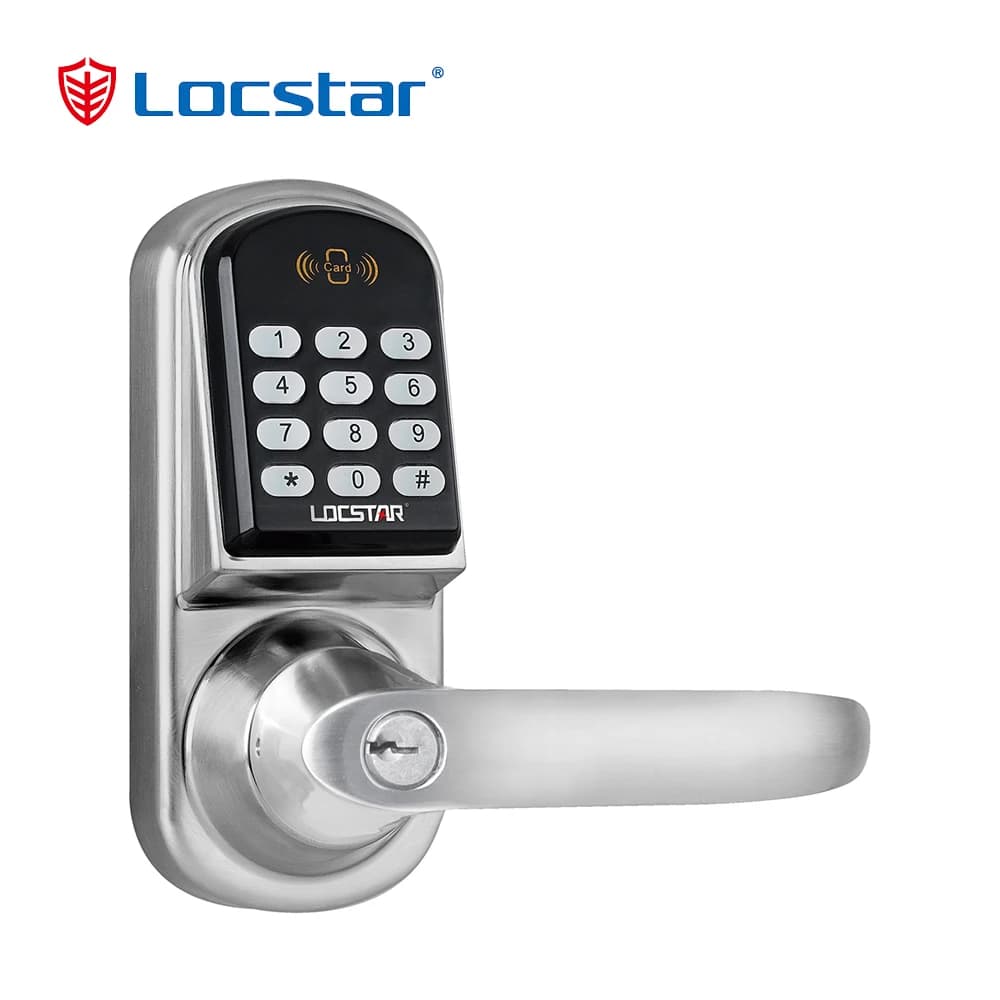 Locstar Combinazione Rfid Hotel Lock Card Chiave Porta Sistema digitale Software Sicurezza Smart Hotel Door Lock