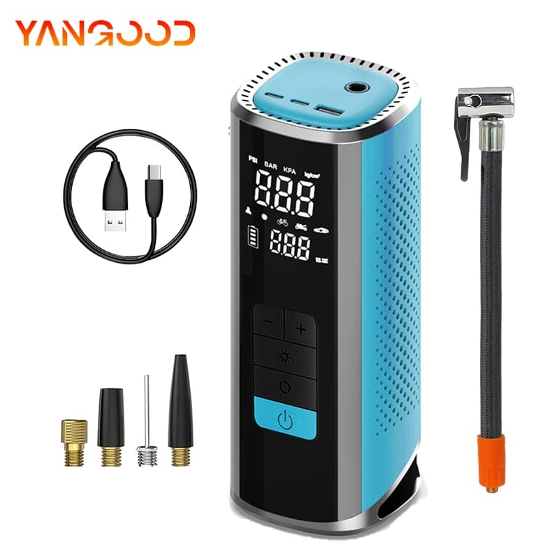 Compressore d'aria portatile per auto Yangood, pompa per pneumatici 150PSI, attrezzatura di emergenza, accessori per auto