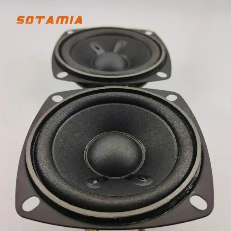 SOTAMIA 2 Altoparlanti Audio Full Range da 3 Pollici, 2 Ohm 20W, per Casa, Auto, Bluetooth, DIY