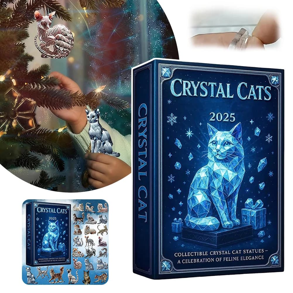 Ornamenti unici per l'albero di Natale del gatto 2D Ornamenti per gatti 2D da collezione per decorazioni festive presenti per bambini adulti