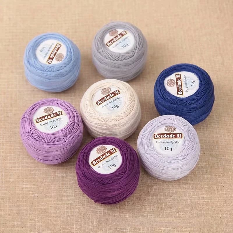 Filo di pizzo 50g/palla 2 strati fai da te colorato sottile filato di pizzo filato all'uncinetto 100% filato di cotone filo per maglieria a mano linea di macchine da cucire