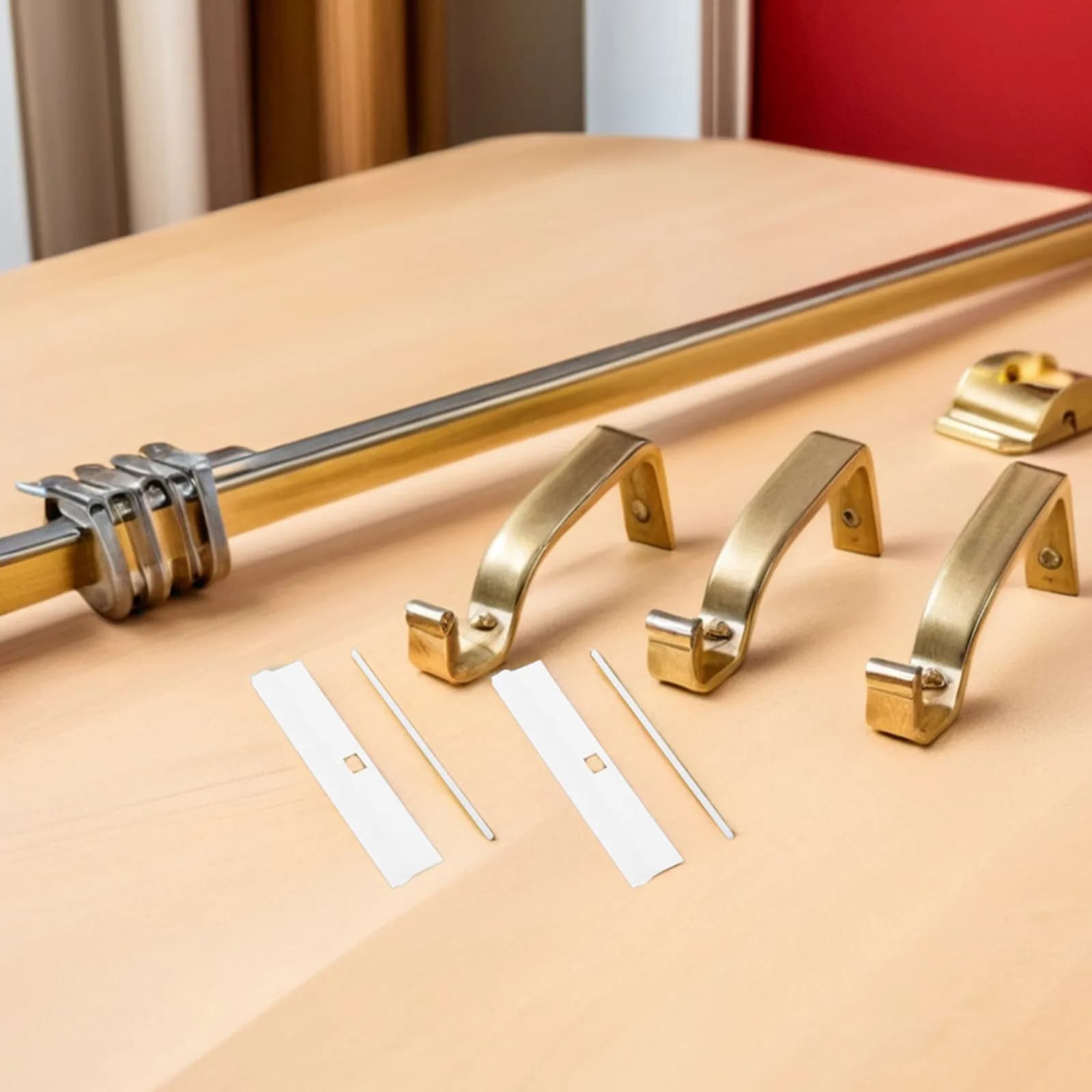 50 Pezzi Linguette di Riparazione per Tende Verticali, Facili da Installare, 89mm, in Plastica, Ricambio per Lamelle, Accessori per Tende Domestiche