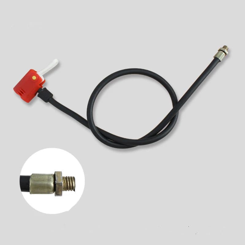 Pompa dell'aria della bicicletta tubo di prolunga pompa tubo della bicicletta connettore della pompa dell'aria pompa dell'aria della bici ugelli di gonfiaggio dei pneumatici accessori tubo della pompa
