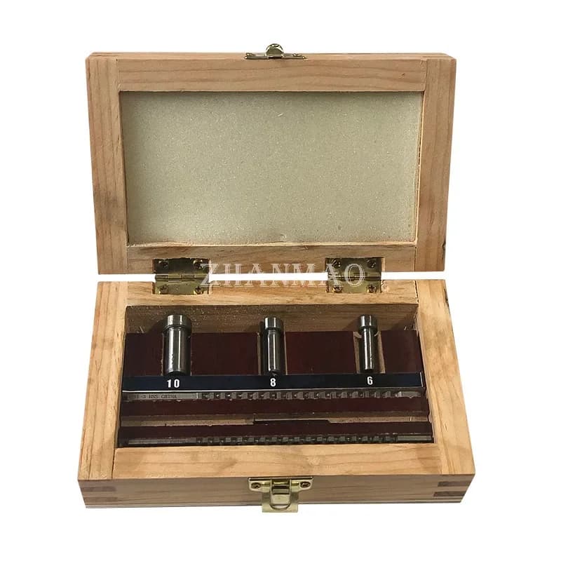 Set di estrattori per chiavette da 6 pezzi, set di utensili da taglio CNC con parti standard metriche, utensile da taglio per chiavette