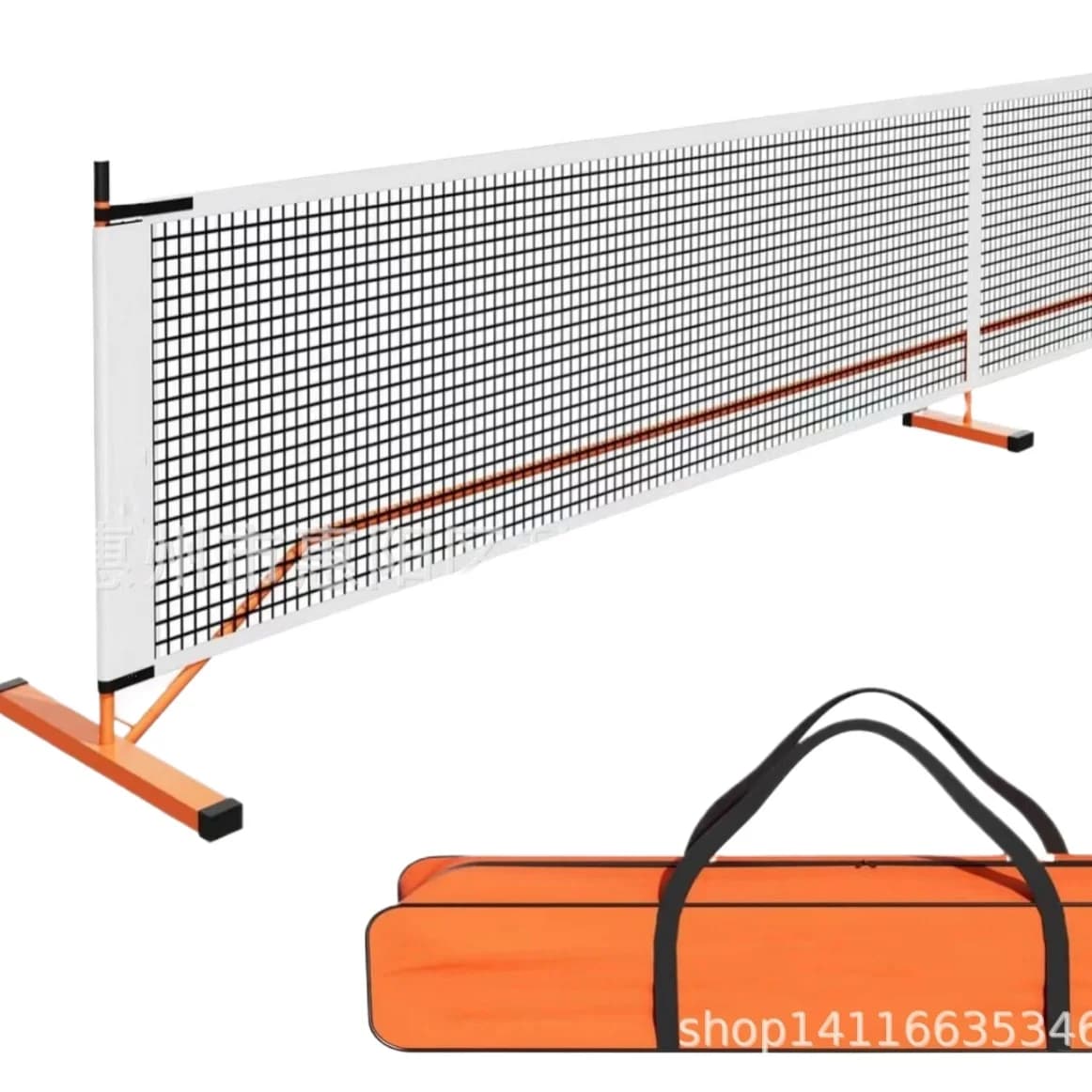Rimozione della rete da allenamento per interni con rete da calcio mobile rimovibile portatile da esterno da 22 pollici