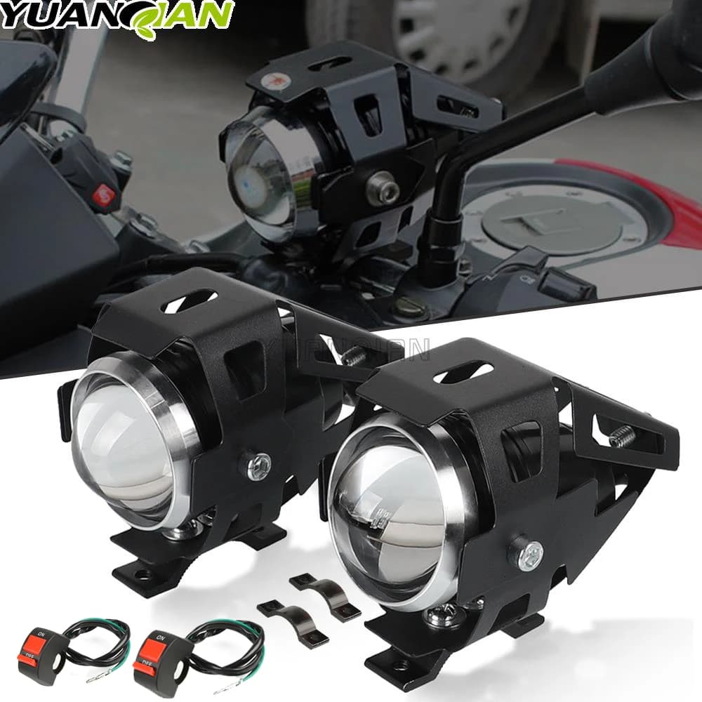 125W 12v U5 Fari Moto Per CFMOTO CF MOTO 250SR NK250 150 400 650GT MT 700CLX Lampada Led Faretto Testa Spot Fendinebbia