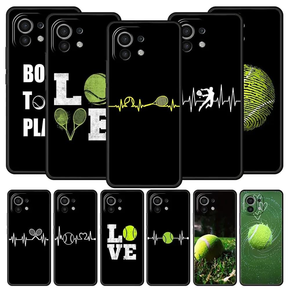 Custodia per telefono sportivo con pallina da Tennis per Xiaomi 14 13T 12T Pro 12 13 11 Ultra Mi Note 10 Lite 10T 5G 11X Pro 11T 11i 9T Cover in Silicone