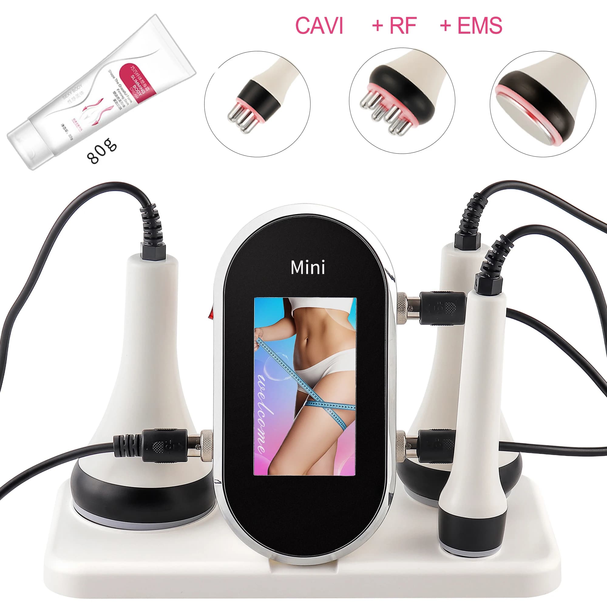 40K Ultrasonic Cavitation Machine Body Lifting Face Lifting Body Slimming Body Beauty Skin Massage Weight Loss Machine