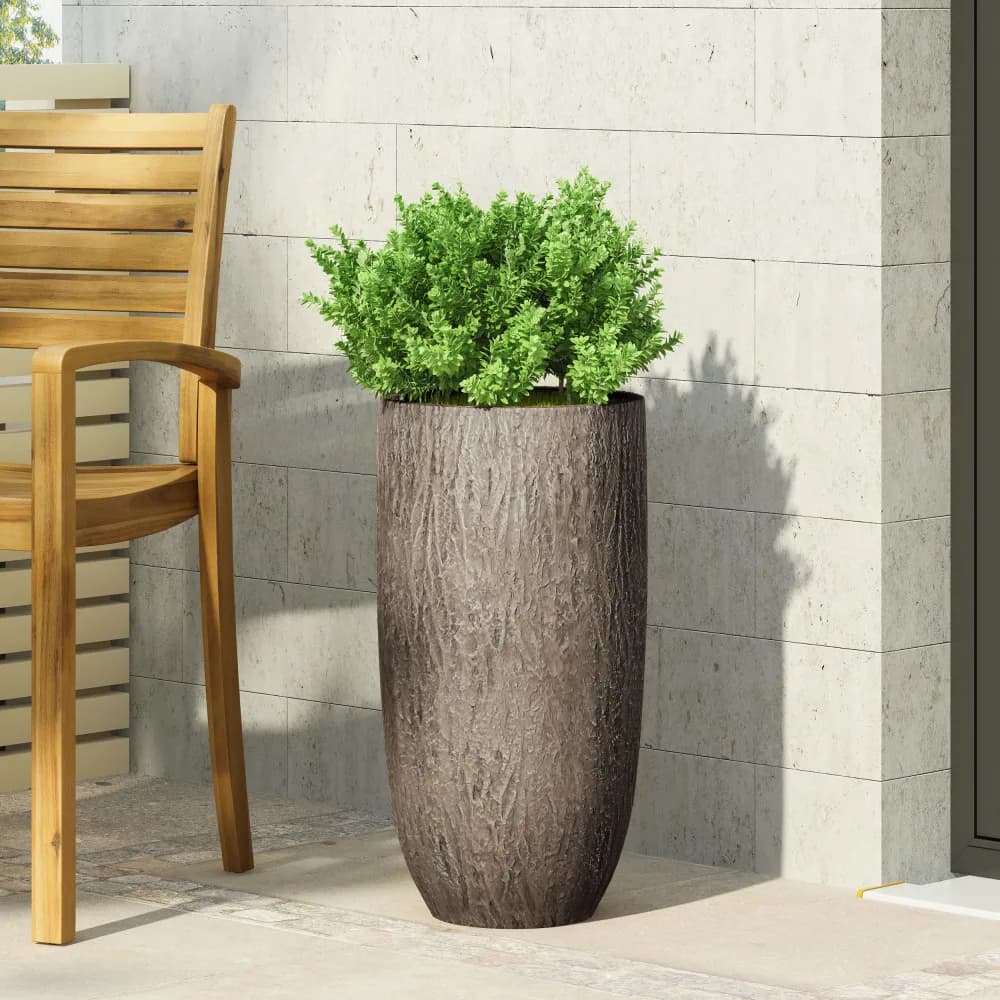Vaso per Piante MGO Resistente alle Intemperie, Adatto per Giardino, Balcone, Patio e Decorazione Domestica