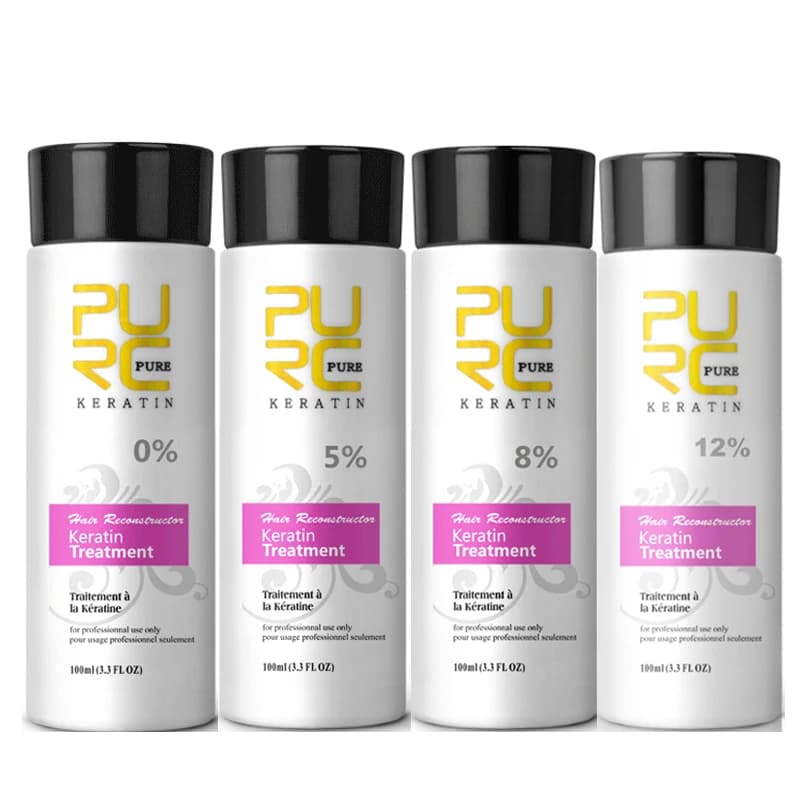 PURC Brazilian hair treatment for keratin hair Straightening of keratin Hair curly sanding Repair products for permanent damaged hair care
