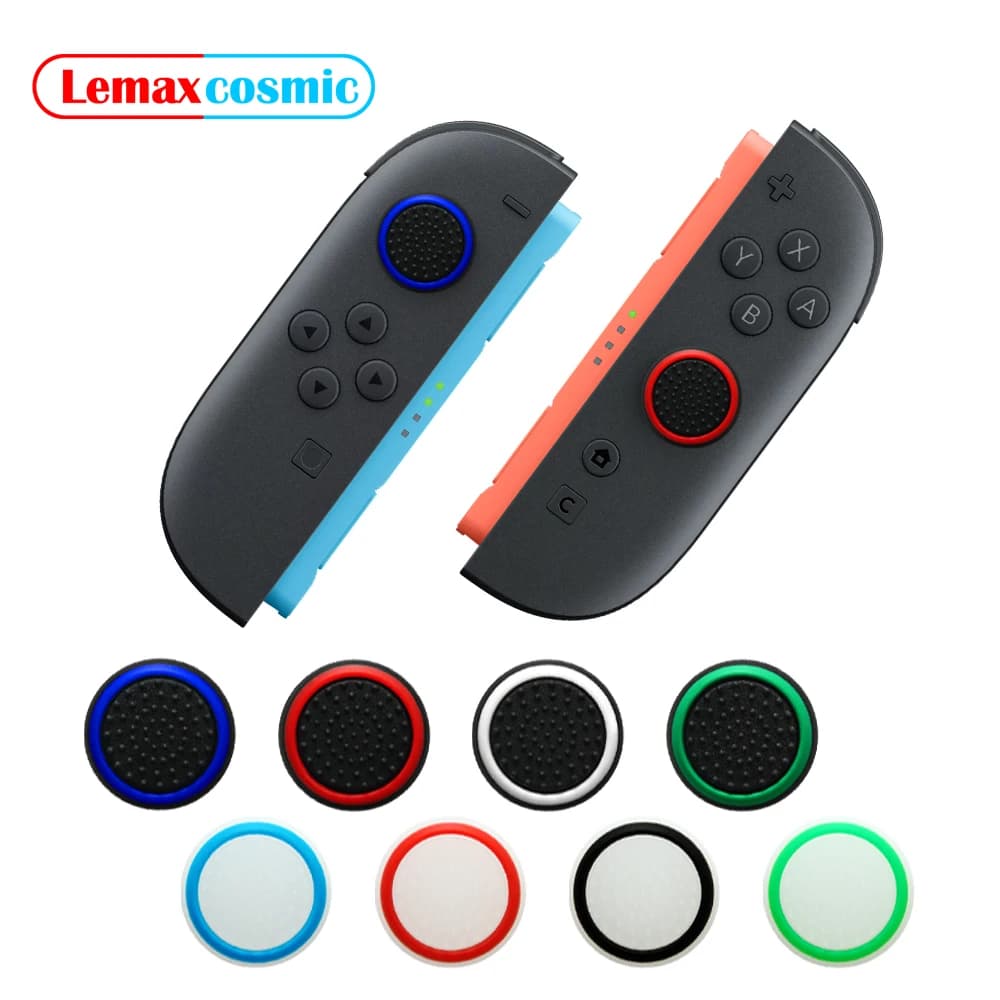 Bagliore Luminoso Silicone Joystick Cap Controller Thumb Stick Custodia Light Grip Gel Guard Per Nintendo Switch 2 Joycon NS Joy-Con 2