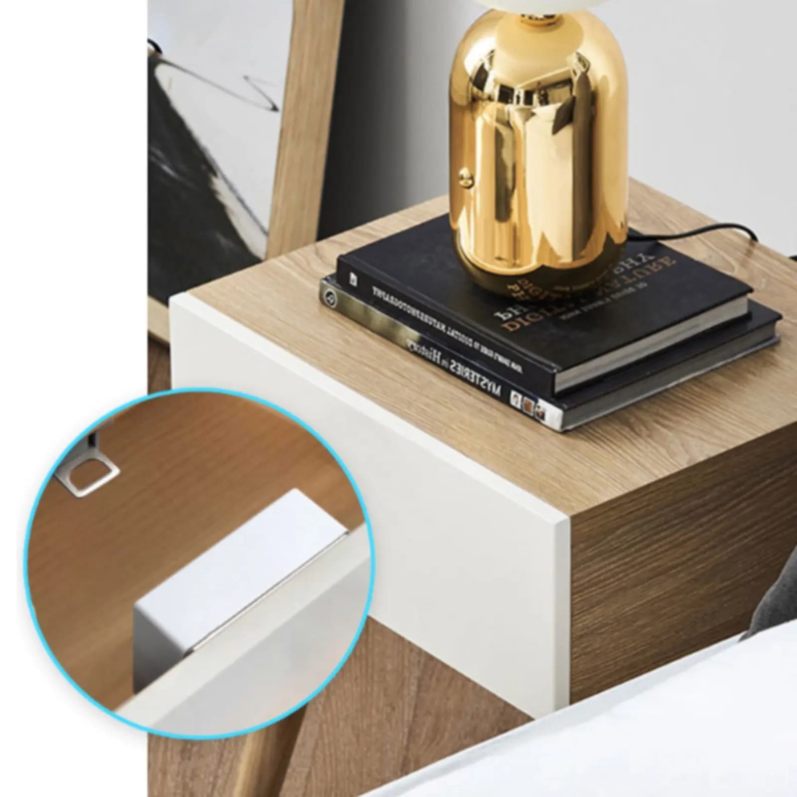 Serratura Intelligente per Armadietto Senza Contatto, Apertura con Telefono, Installazione Senza Attrezzi, Resistente ai Bambini, per Ufficio e Camera da Letto