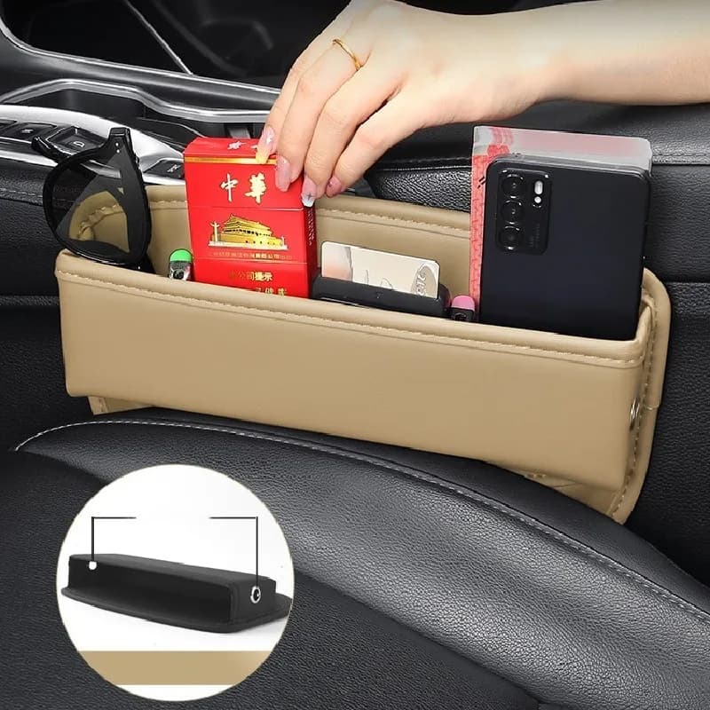 For Kia Carnival Sedona Sorento MQ4 2020 ~ 2025 Car seat Gap Filler Storage box Various items Riordino Pocket Organizer Case Accessories