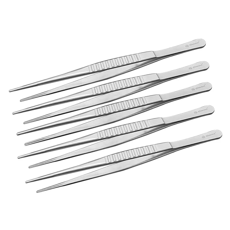 GREATLH Pinza per chirurgia plastica non invasiva con punta dritta in acciaio inossidabile Strumenti microscopici oftalmici