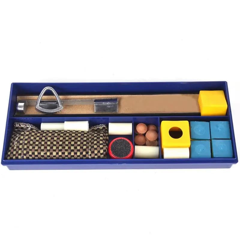Kit di riparazione della punta della stecca da biliardo il Set di riparazione della stecca da biliardo Include il morsetto della stecca da biliardo suggerimenti per la stecca da biliardo biliardo Shaper cubetti di gesso