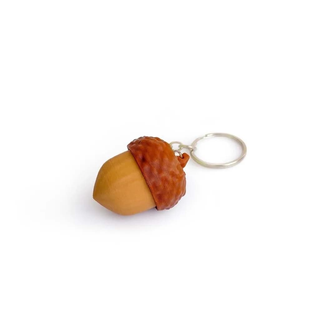 Portachiavi con Ciondolo a Forma di Tortoise Cartoon, Zampa di Gatto, Pulsante, Casetta per Galline, Torta Simulata in PLA, Divertente Antistress, Stampato in 3D