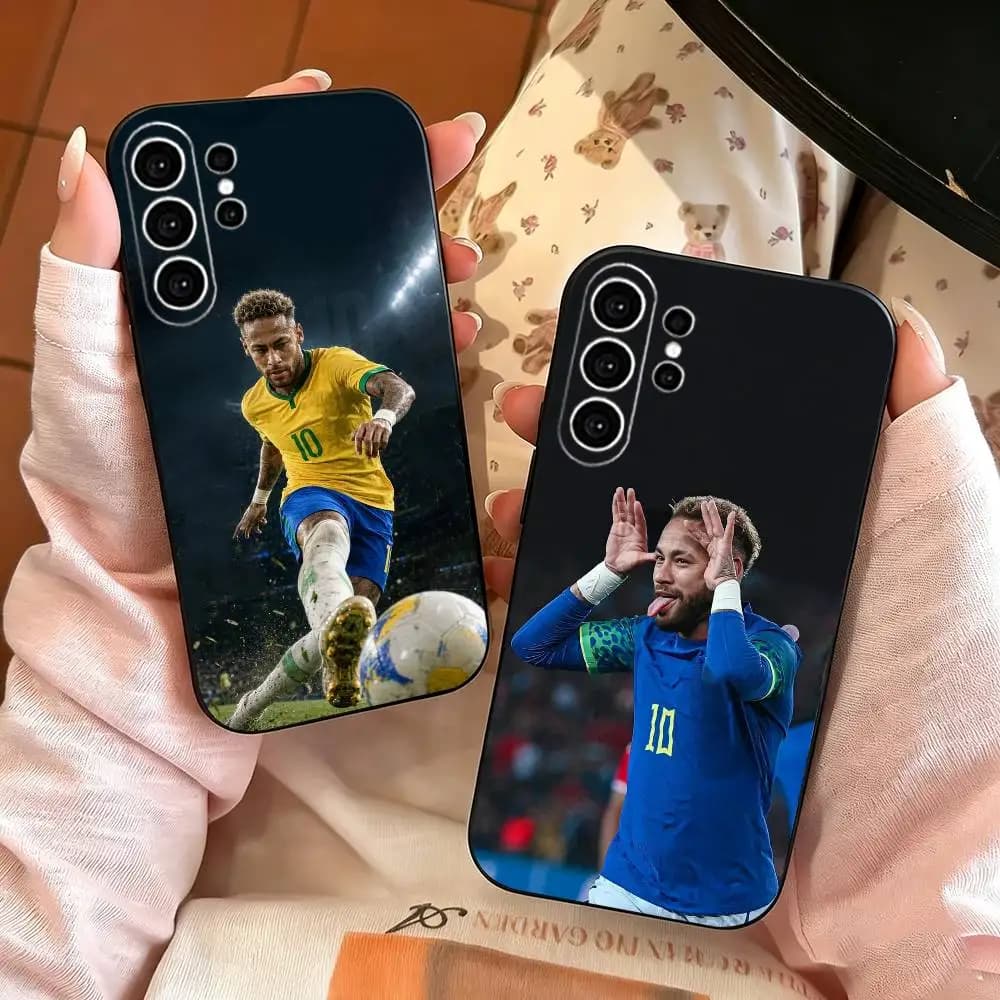 Football 10 For Neymar Jr Phone Case For Samsung S25,S24,S21,S22,S23,S30,Ultra,S20,Plus,Fe,Note,10,9,5G Black Cover