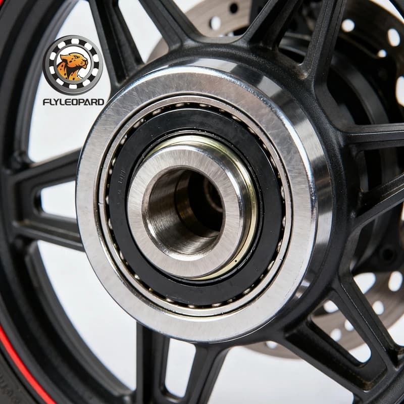(1 PZ) 6200RS 10x30x9mm Acciaio cromato - Doppio sigillato in gomma per ruota anteriore e posteriore per scooter elettrico - Parte di ricambio