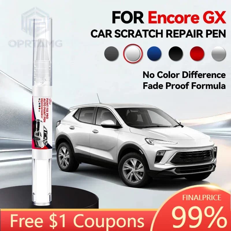 Purpose Vehicle For Buick Encore GX Paint Repair Pen Touch Up Scratch Remover DIY Car Accessories Pearl White Glacier Silver Gre