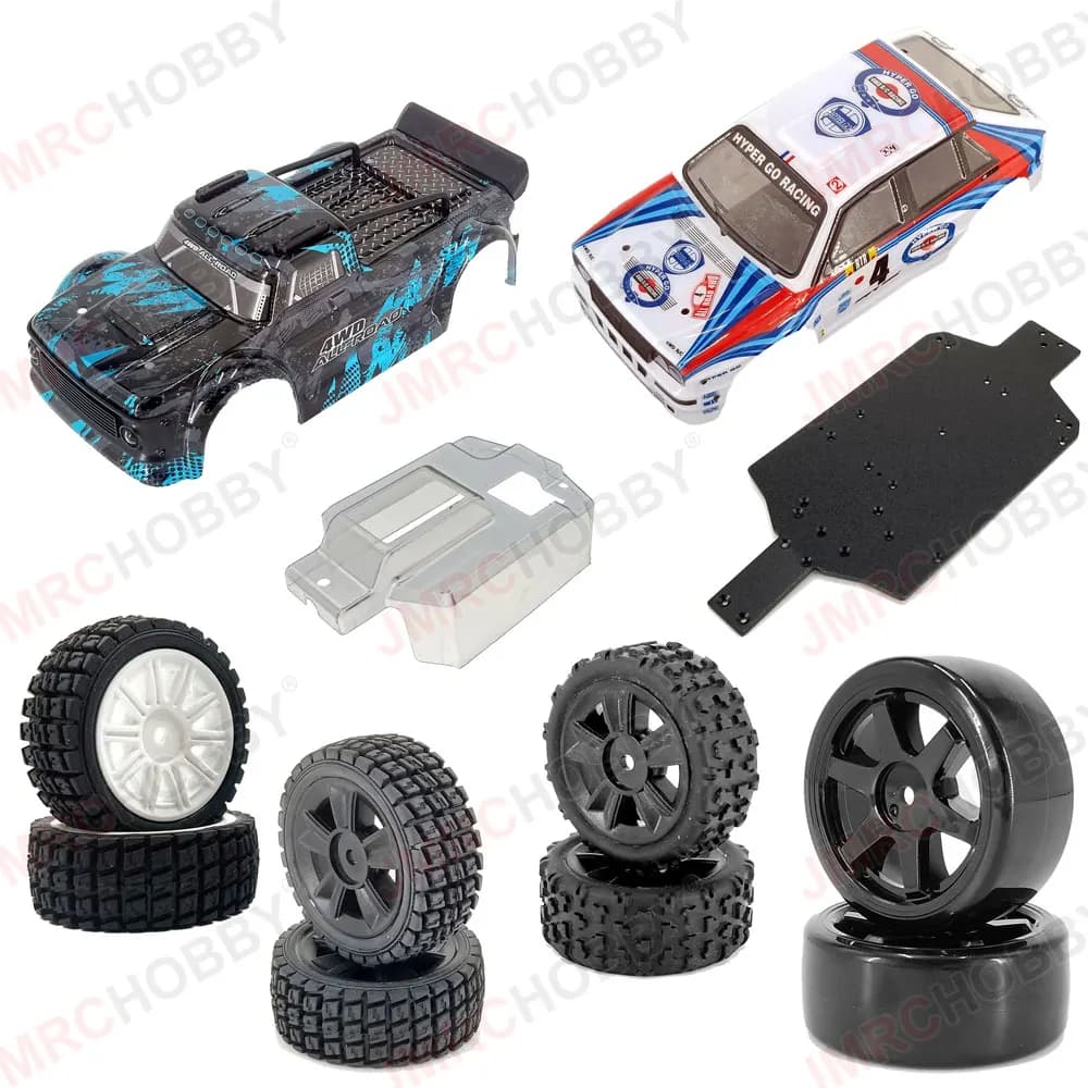 MJX Hyper Go 14301 14302 accessori telaio in metallo corpo Shell Drift Wheel gomma su pneumatici da strada ricambi originali