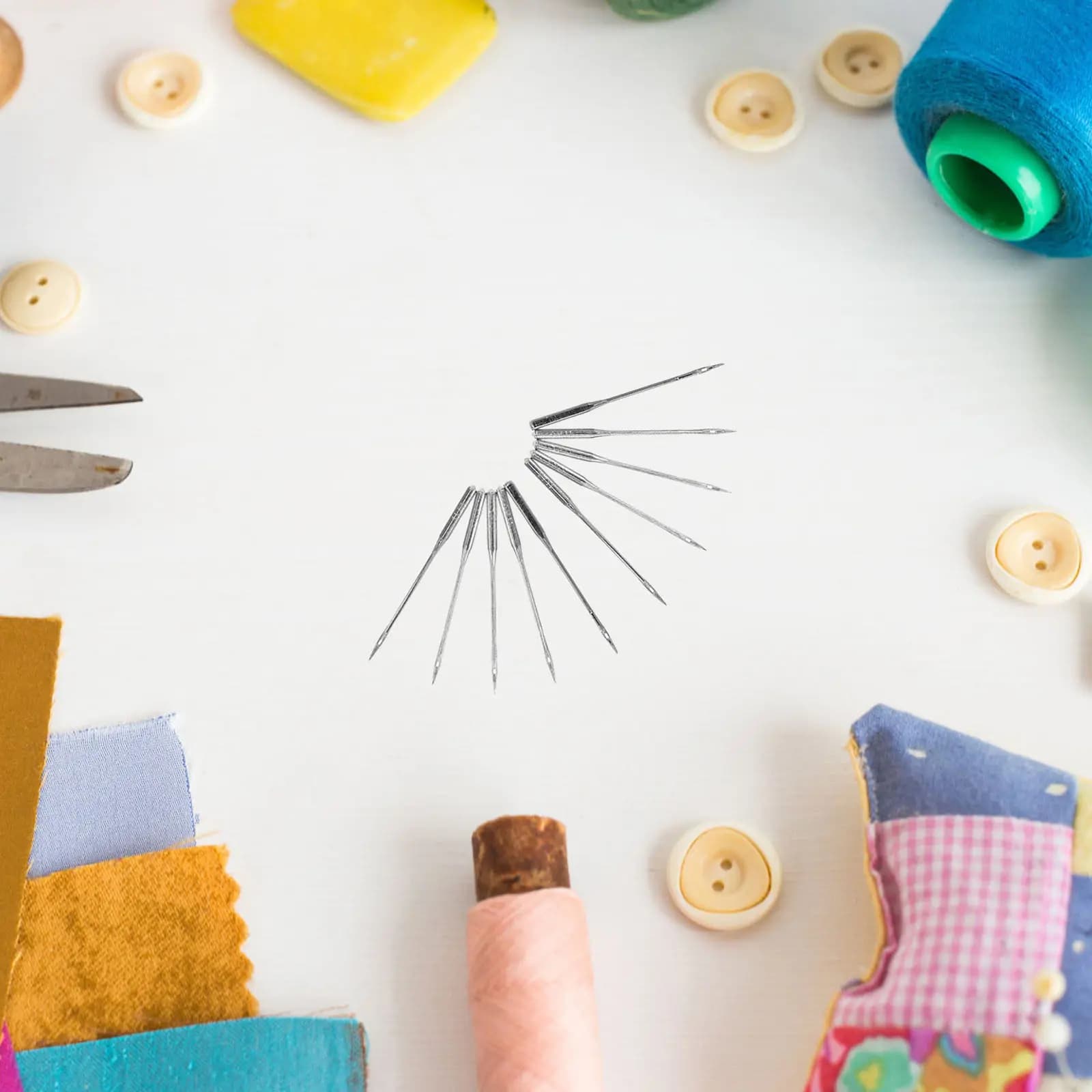 50 Aghi Universali per Macchina da Cucire, Aghi Resistenti per Ricamo e Cucito Domestico, Quilting e Lavori di Cucito
