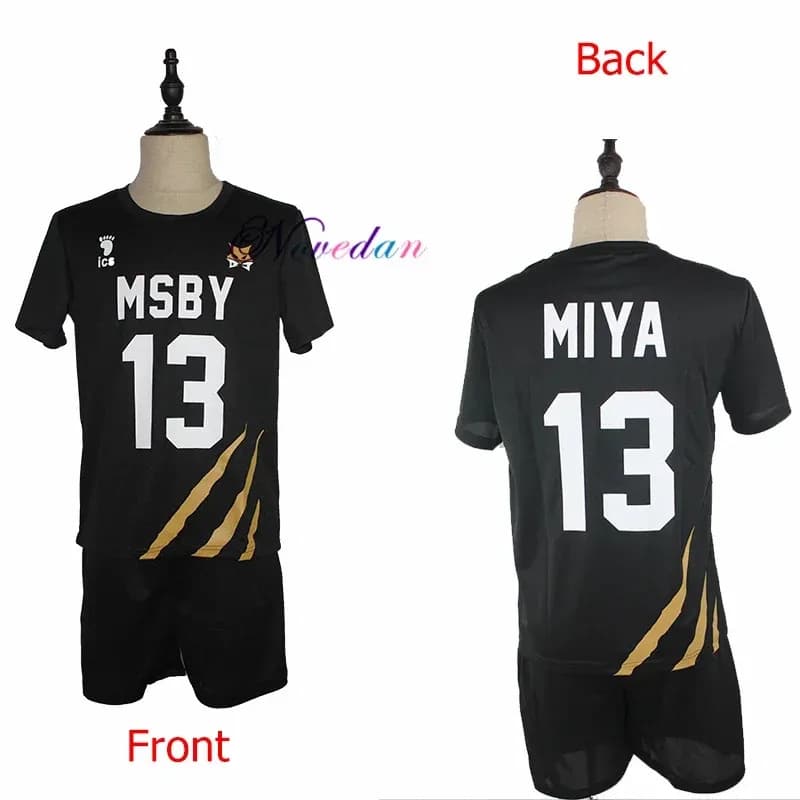 CyHaikyuu Msby Black Jackals Costume Cosplay Haikyu Volleyball Club Karasuno Nekoma Karasuno High School Sportswear Jersey Unifo