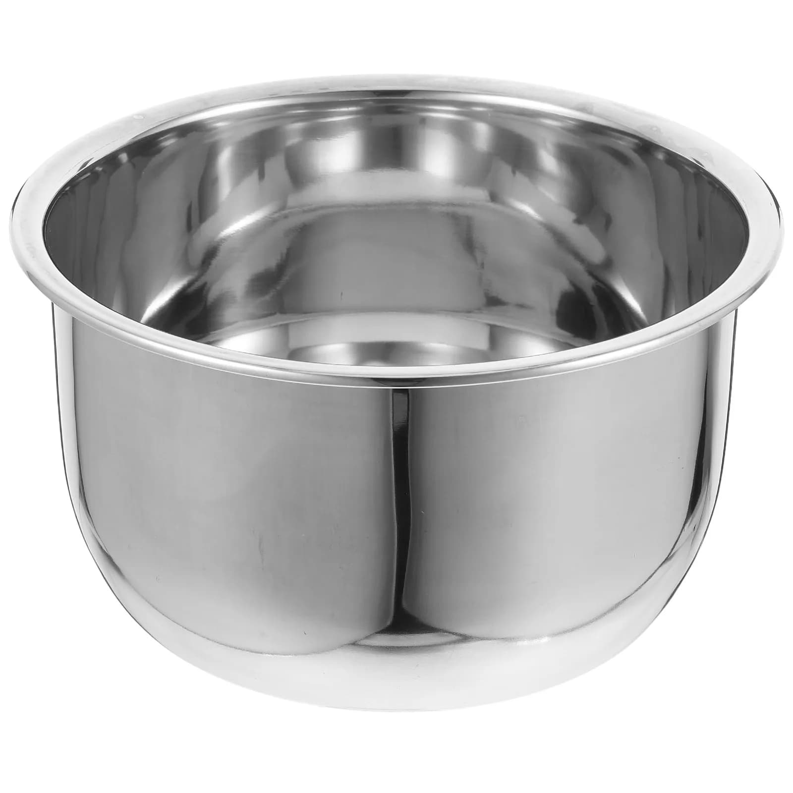 Ciotola per Mescolare in Acciaio Inox 304, Bacinella in Metallo 20Cm, Grande Ciotola da Cucina per Preparazione, Contenitore per Insalata e Zuppa, Ciotole per Preparazione Pasti