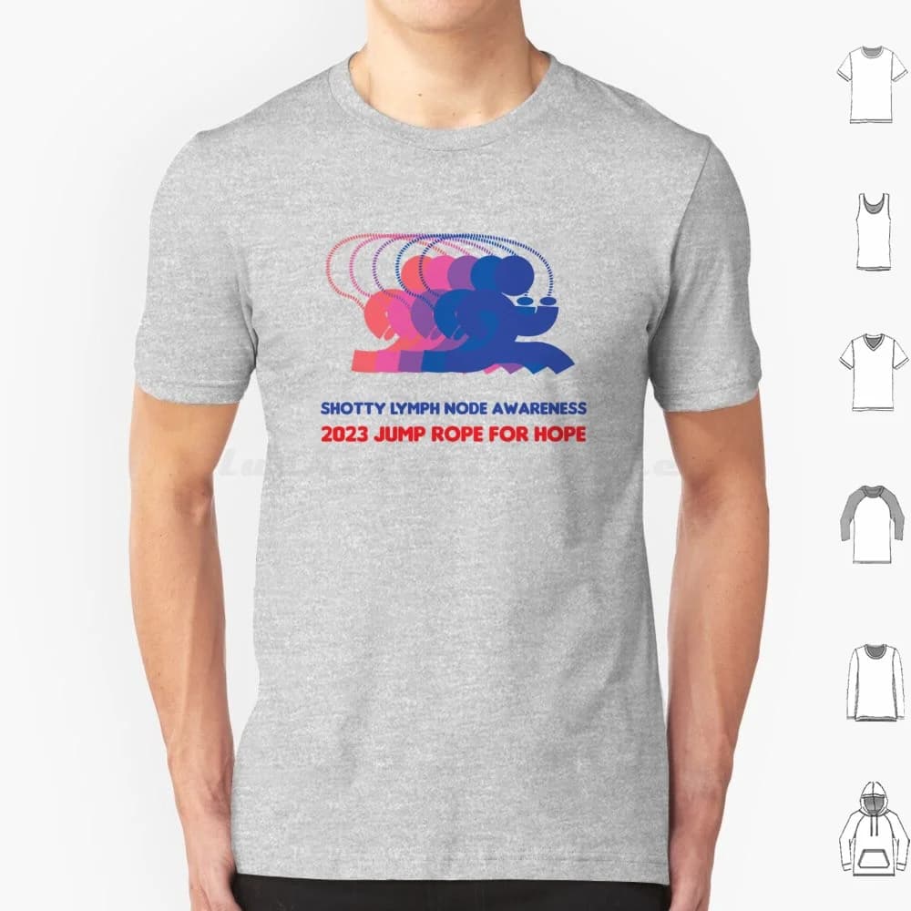 Shotty Lymph Node Awareness-Salta Corda For Hope T Shirt Man Woman Children 6xl Radiology Infectious Disease Medicine Therapist Nursing