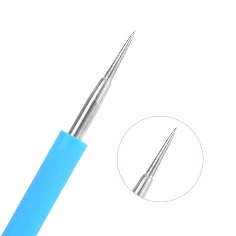 1PC Set di clip per acne Clip per cellulare Ago per acne Spremitura di punti neri Strumenti per l'acne Cucchiaio per la pulizia del viso Estrattore di comedoni Detergente per pori