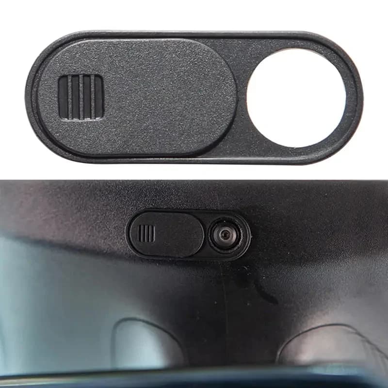 1/2/3/4/5/6Pcs ABS Plastic Camera Cover For Tesla Model 3 Y 2021 Front-Facing Privacy Protector Thin Webcam Slider