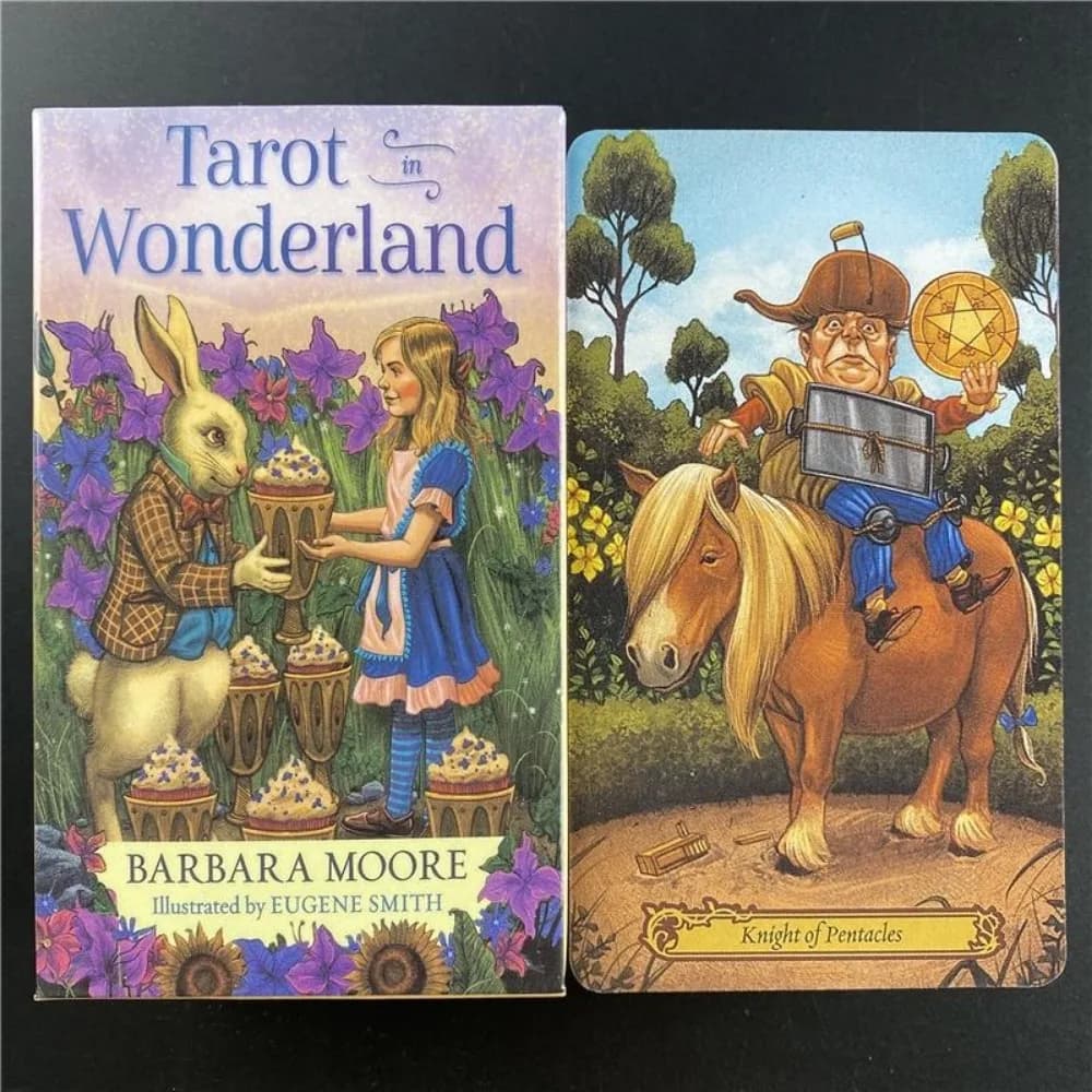 78 pcs cards Tarot In Wonderland Board Game Cards Oracle Party Divination 10.3*6cm