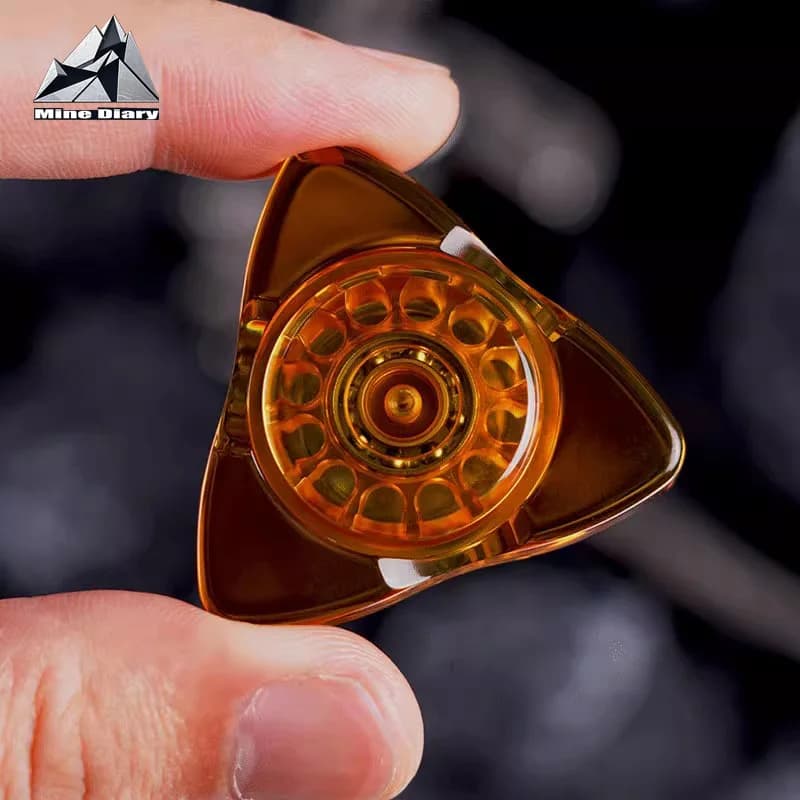 Ambra PEI Fidget Spinner EDC Fingertip Gyro Giocattolo antistress Giocattolo di concentrazione ADHD Giocattoli Fidget da tavolo