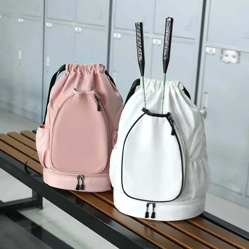 Lightweight Oxford Fabric Backpack for Badminton Rackets, Portable Sports Bag for Men and Women, Tennis Equipment Travel Bag