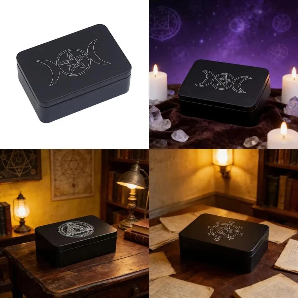 Contenitore per carte Contenitore per gioielli Custodia per imballaggio Gioco Scatola per tarocchi vuota