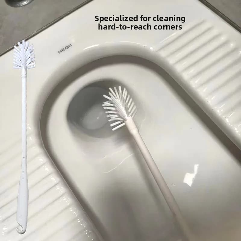 Spazzola per WC con Manico Lungo per Pulizia del Sedile, Strumento per Pulizia del Bagno Senza Angoli Ciechi, Spazzola Igienica per WC