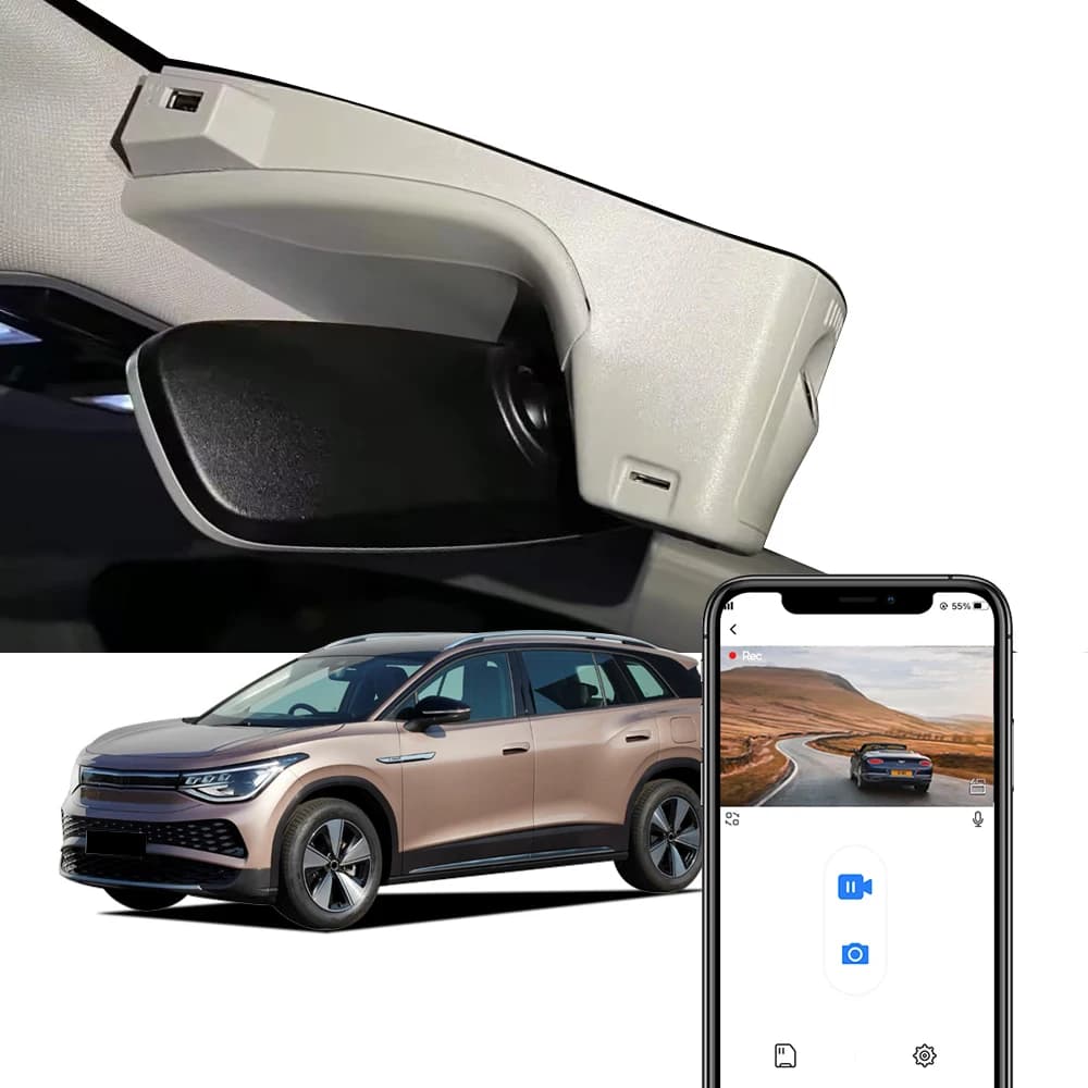 VW Volkswagen ID.6 ID6 ID 6 ID.5 ID5 ID 5 Crozz Pro Prime Cross 2021 2022 2023,4K Fitcamx Dash Cam Dashcam