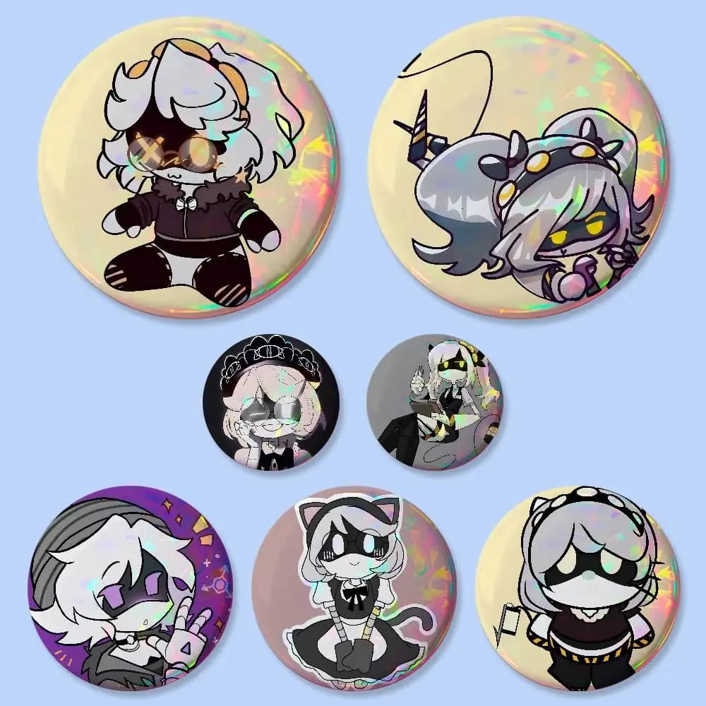 Spille Rotonde Anime Murder Drones da 25, 32, 44, 58, 75 mm, Decorazioni per Borse, Regali per Fan, Collezionisti, Amici, Spilla Souvenir