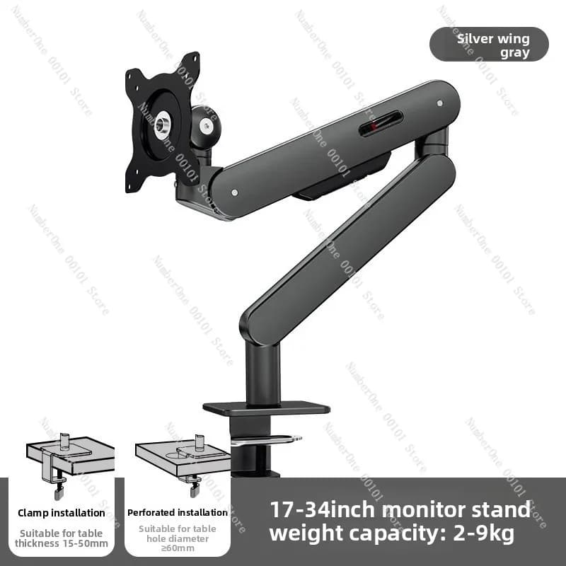 supporto per monitor aggiornato testa non affondante ascensore da tavolo supporto per macchina all-in-one braccio rotante schermo per supporto per computer