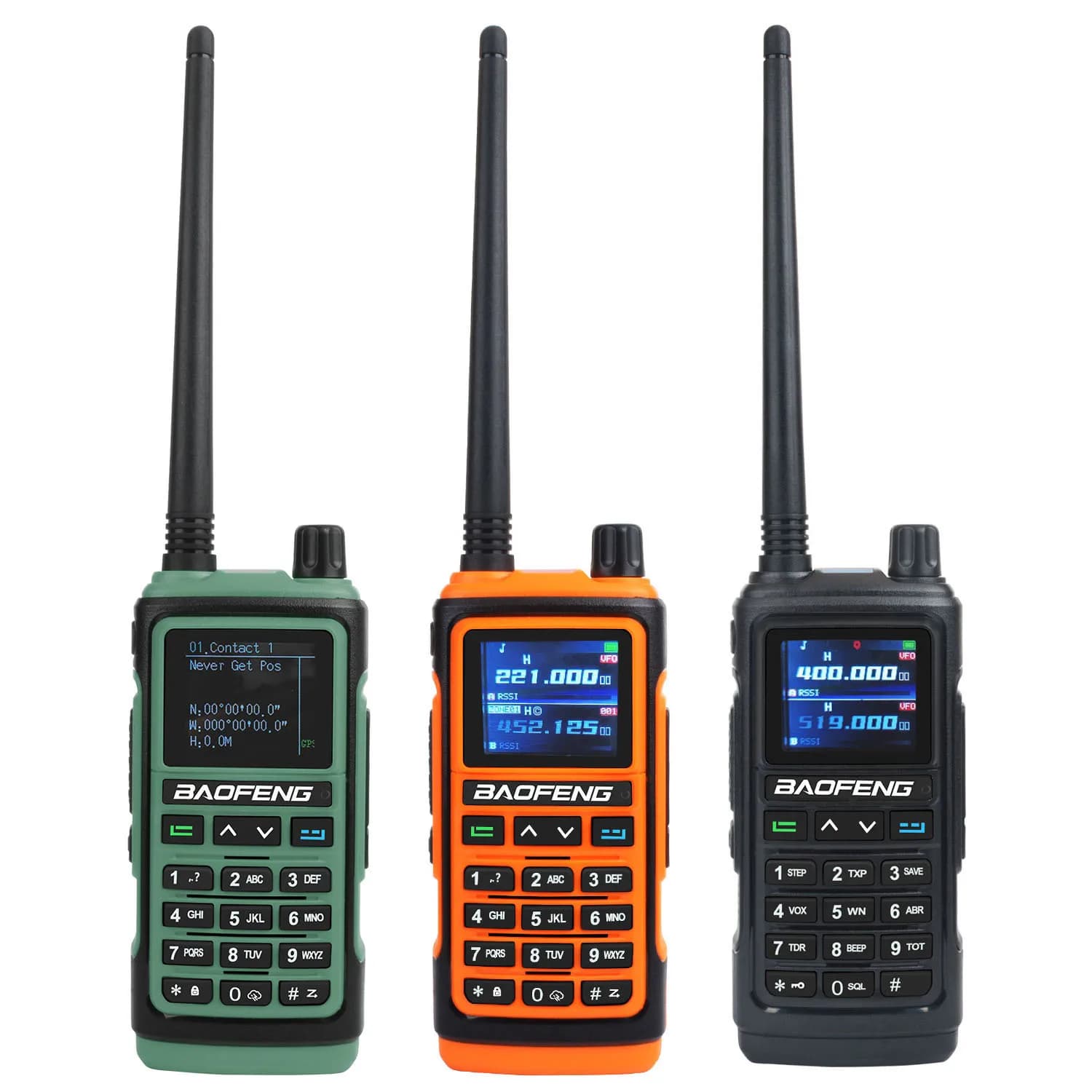 Walkie Talkie Baofeng UV-17Pro GPS Sei bande Ricevi Tri-Band Trasmissione Impermeabile Outdoor Ham Amateur Air Band FM NoAA Radio