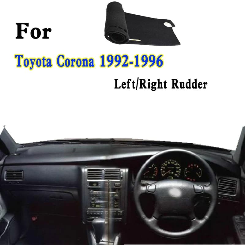 Cover Dashboard for Toyota Corona SF ST191 AT171 JZX9 1992-96, Protective Mat Insulating and Parasol for Panel Tools