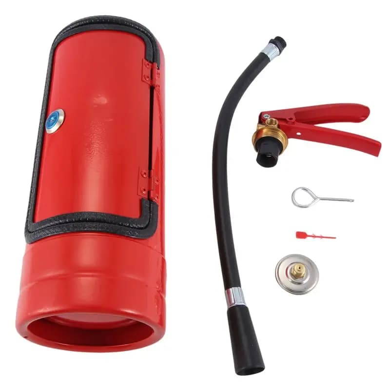 Portabottiglie a Forma di Estintore ABRE-Fire con Serratura e Chiavi, Mobiletto Mini Bar Originale a Forma di Estintore