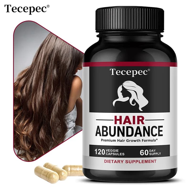 Biotin capsules + collagen for men and women, promotes hair growth, nails and skin care, immune system support, skin health