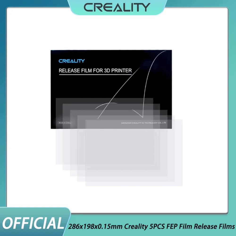 For HALOT MAGE/HALOT MAGE pro 10Inch LCD SLA DLP 3D Printer Compatible 286x198x0.15mm Creality 5PCS FEP Film Release Films