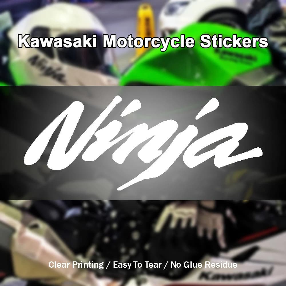 Reflective Tank Wall decal Carburet and Helmet Moto Kawasaki Ninja ZX-10R 6R 650, Car Decorations