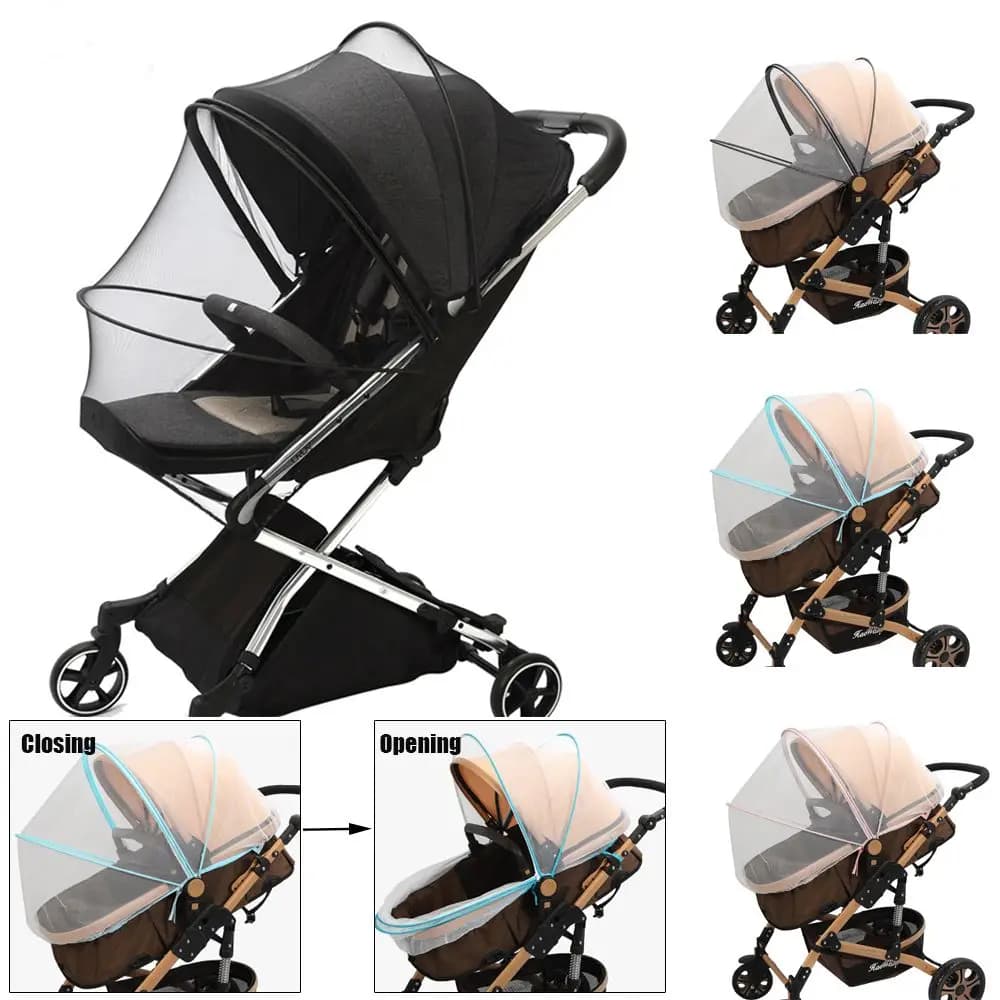 Copertura Accessori per passeggino da esterno Passeggino Zanzariera Zanzariera per bambini Protezione infantile Rete per passeggino Rete anti-bug