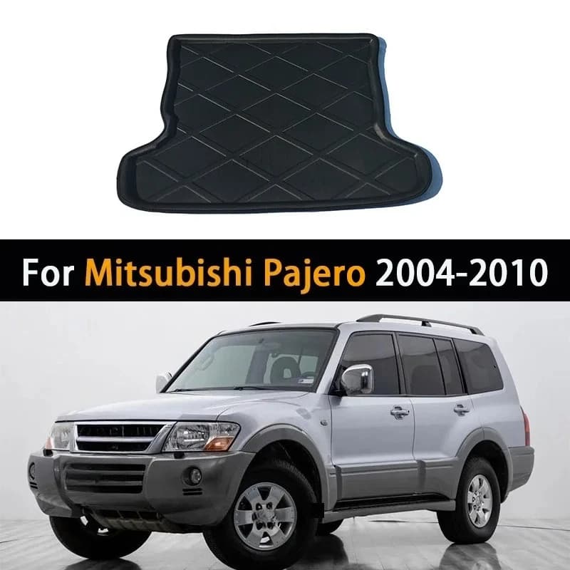For Mitsubishi Pajero V73 Shogun Montero 2004-2010 Car Rear Trunk Mat Waterproof Floor Liner Parts Tray Boot Carpet Accessories